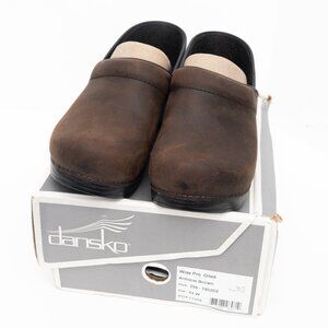 Dansko - Men's Wide Width  Pro Antique Brown Oiled Shoes